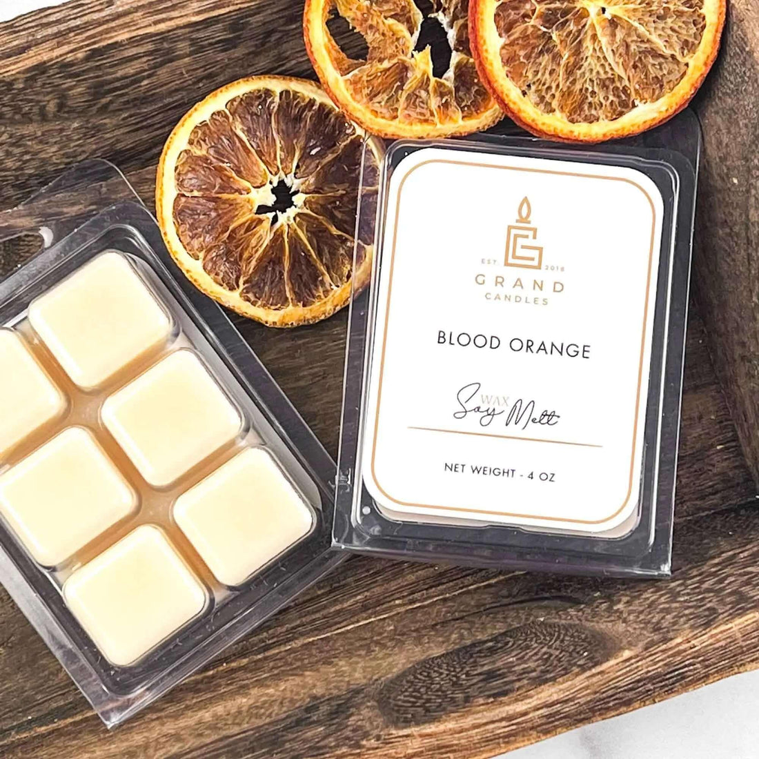 Blood Orange Soy Wax Melt Grand Candles LLC