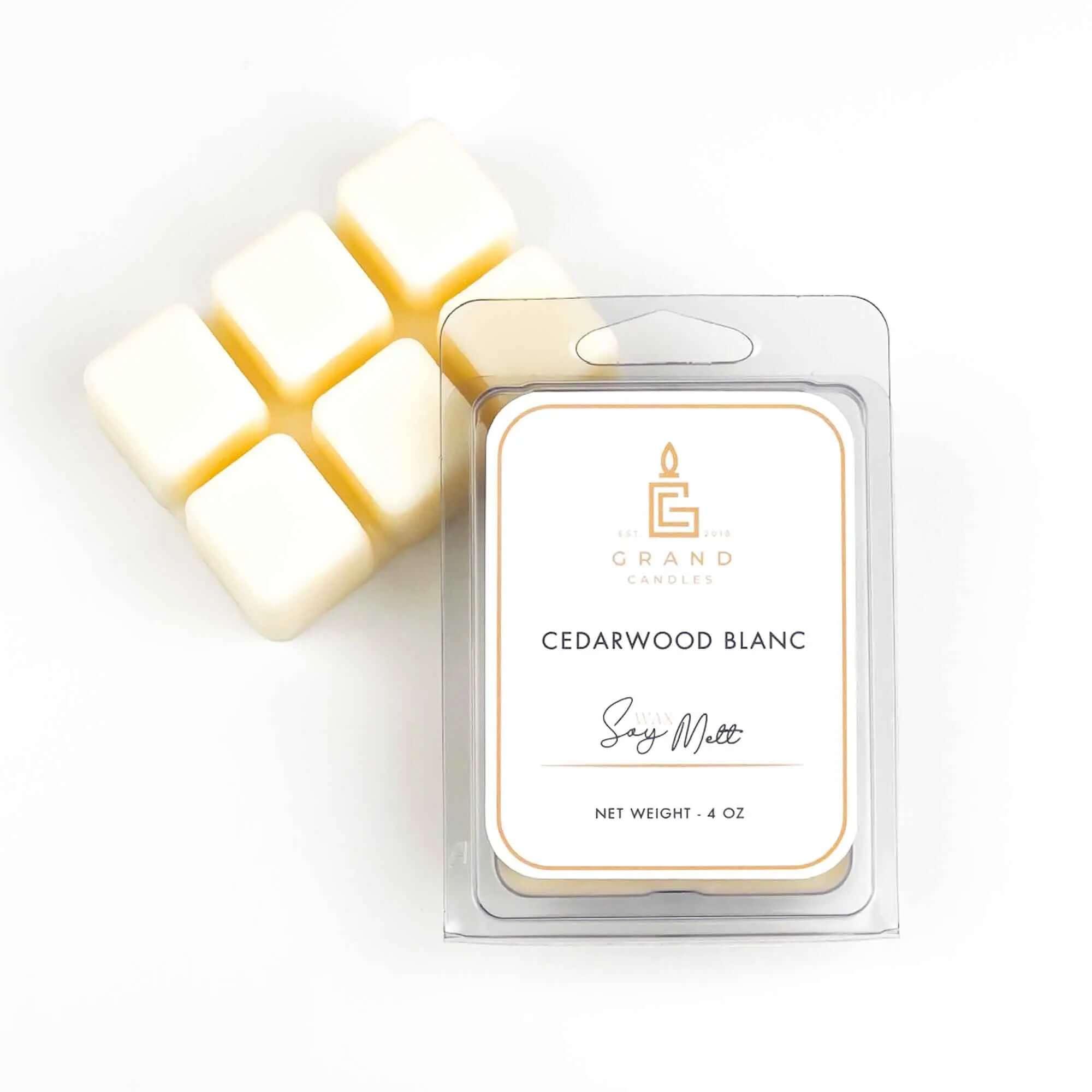 Cedarwood Blanc Soy Wax Melt  - Grand Candles LLC   