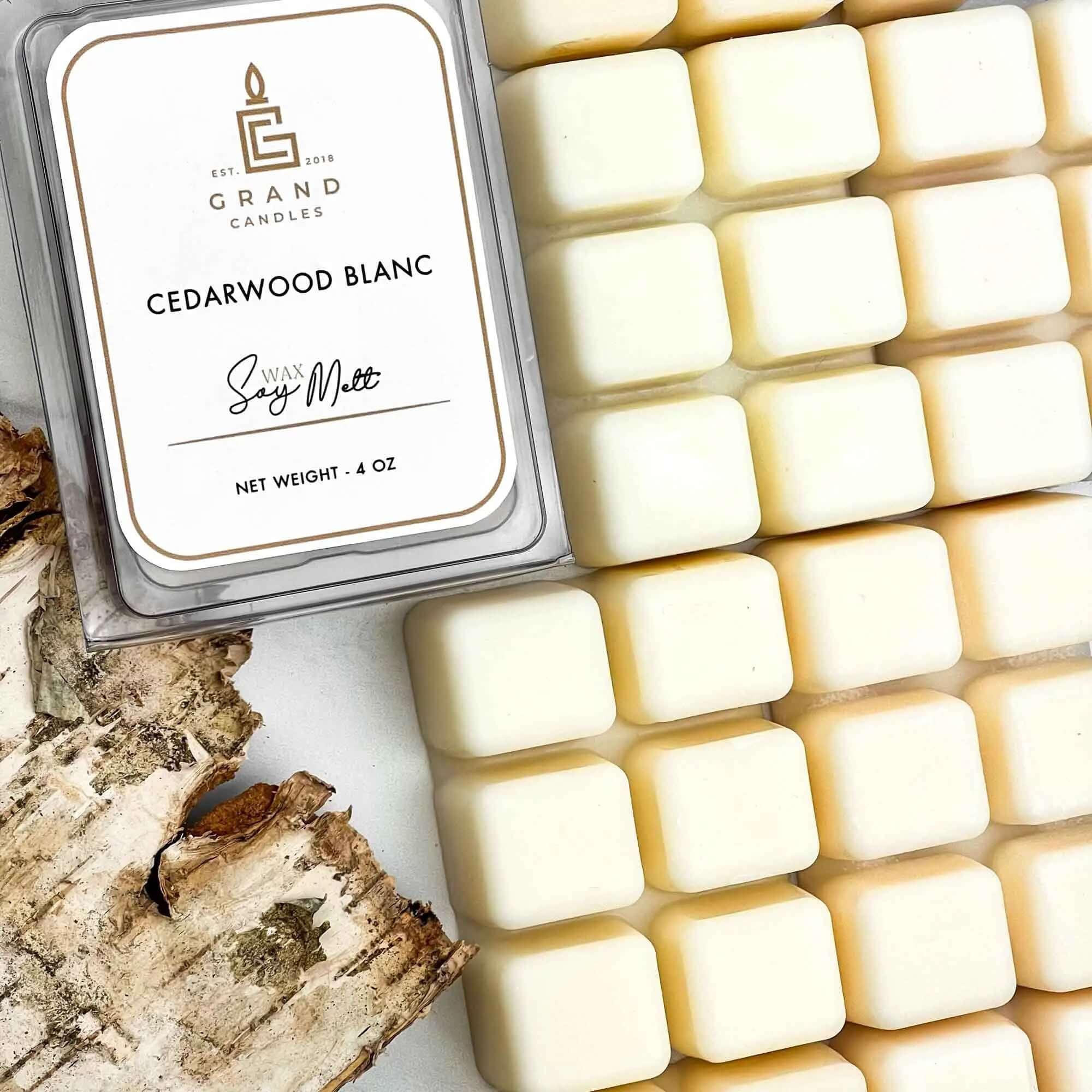 Cedarwood Blanc Soy Wax Melt  - Grand Candles LLC   