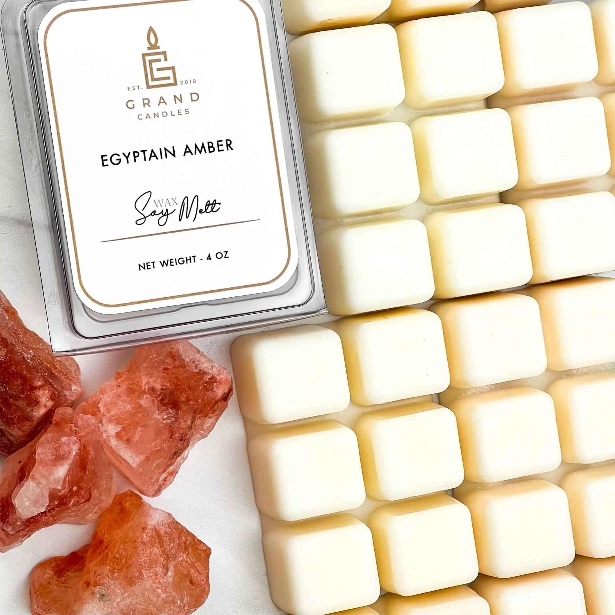 Egyptian Amber Soy Wax Melt  - Grand Candles LLC   
