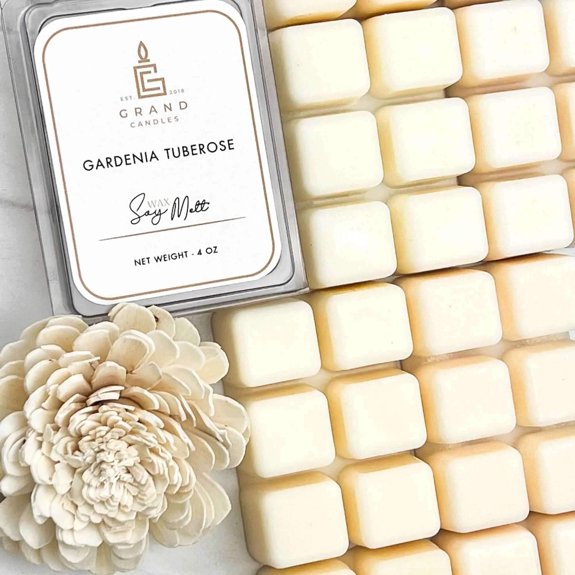Gardenia Tuberose Wax Melt  - Grand Candles LLC   