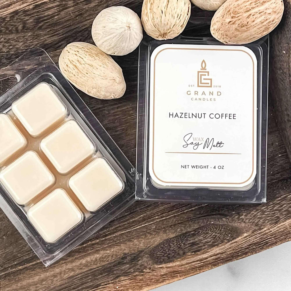 Hazelnut Coffee Soy Wax Melt Grand Candles LLC