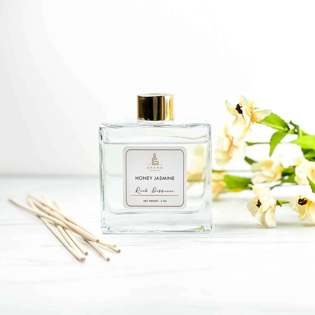 Honey Jasmine Reed Diffuser Grand Candles LLC