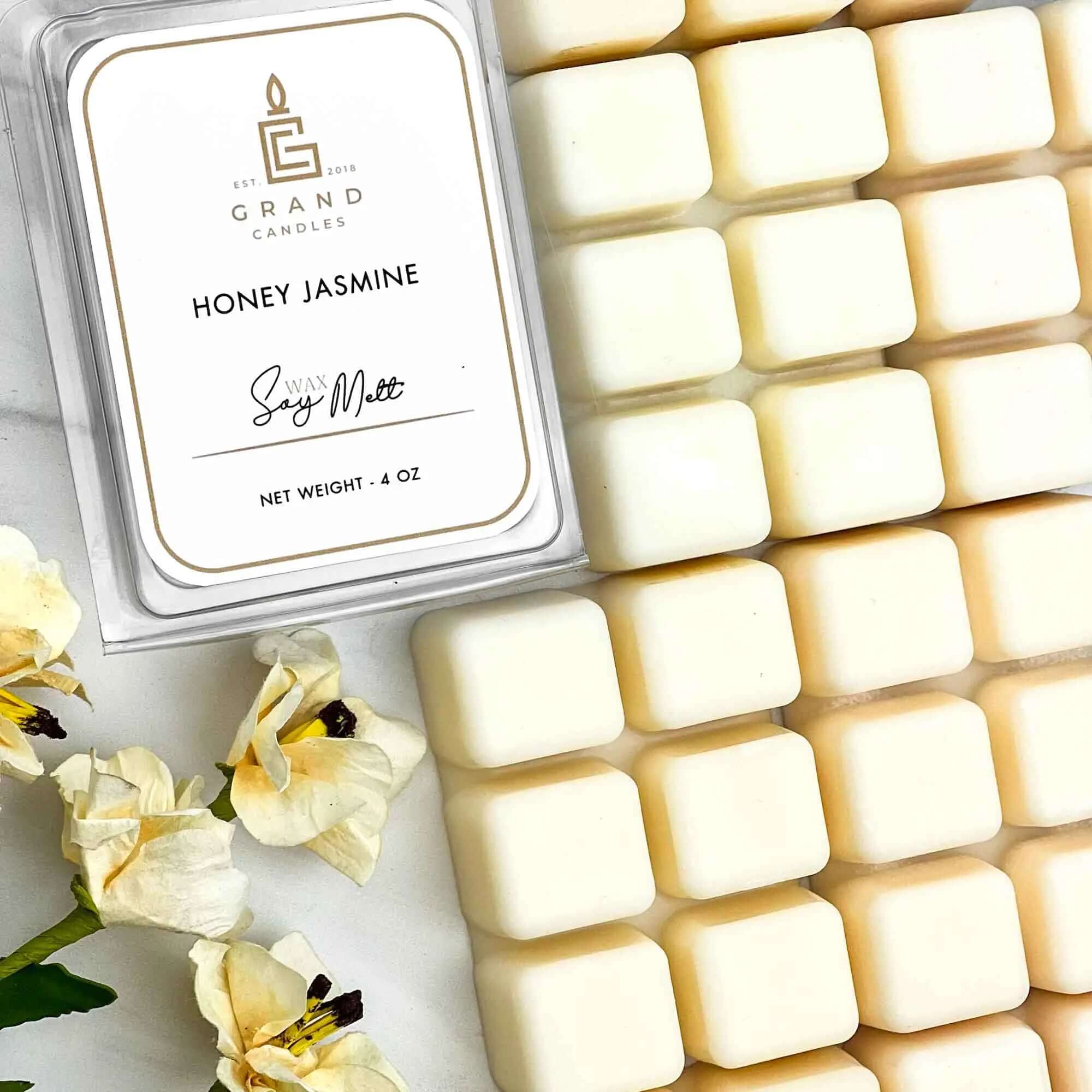 Honey Jasmine Soy Wax Melt  - Grand Candles LLC   