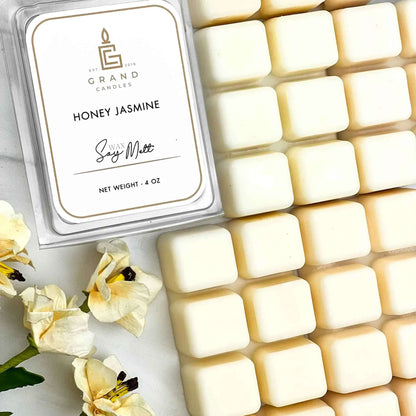 Honey Jasmine Soy Wax Melt Grand Candles LLC
