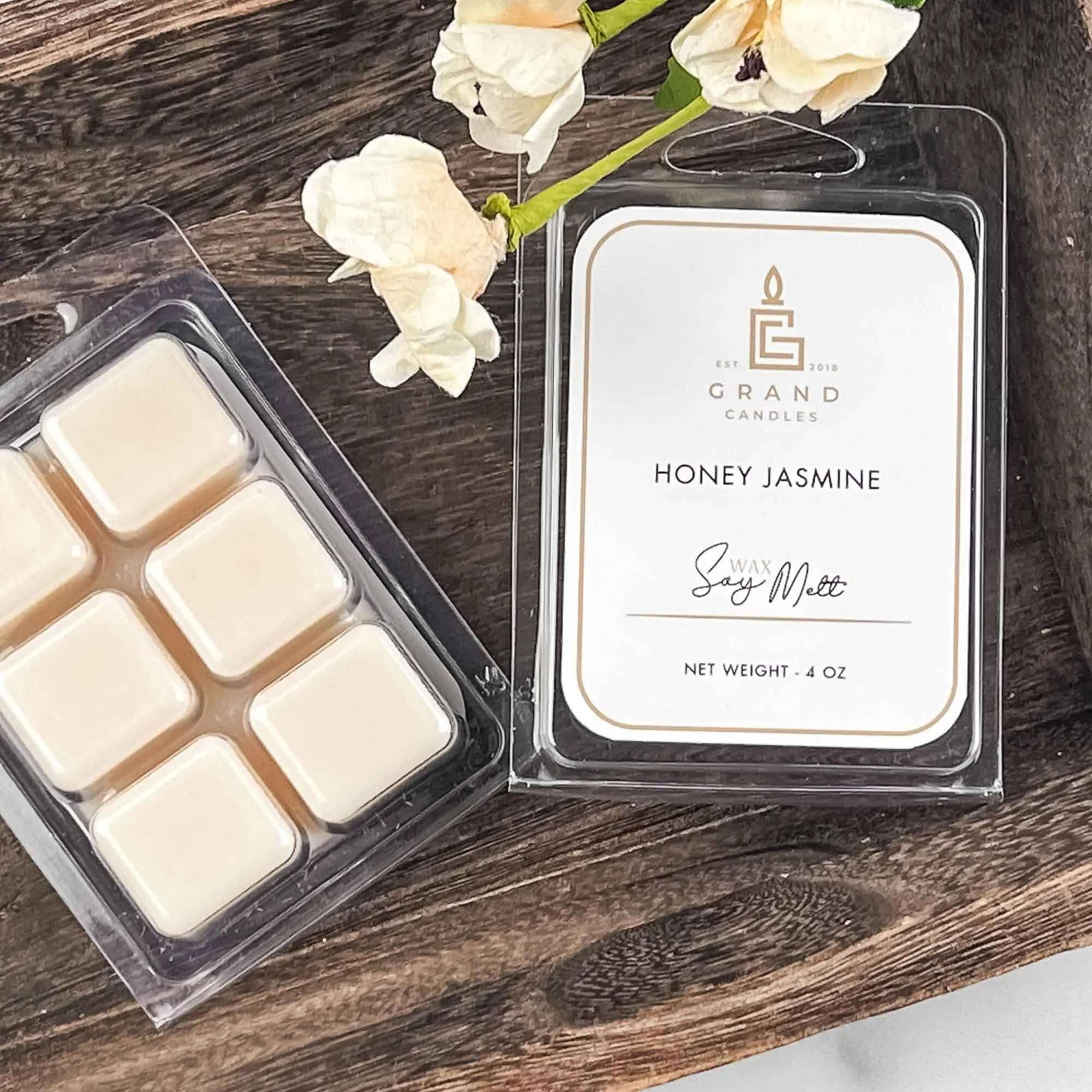 Honey Jasmine Soy Wax Melt  - Grand Candles LLC   