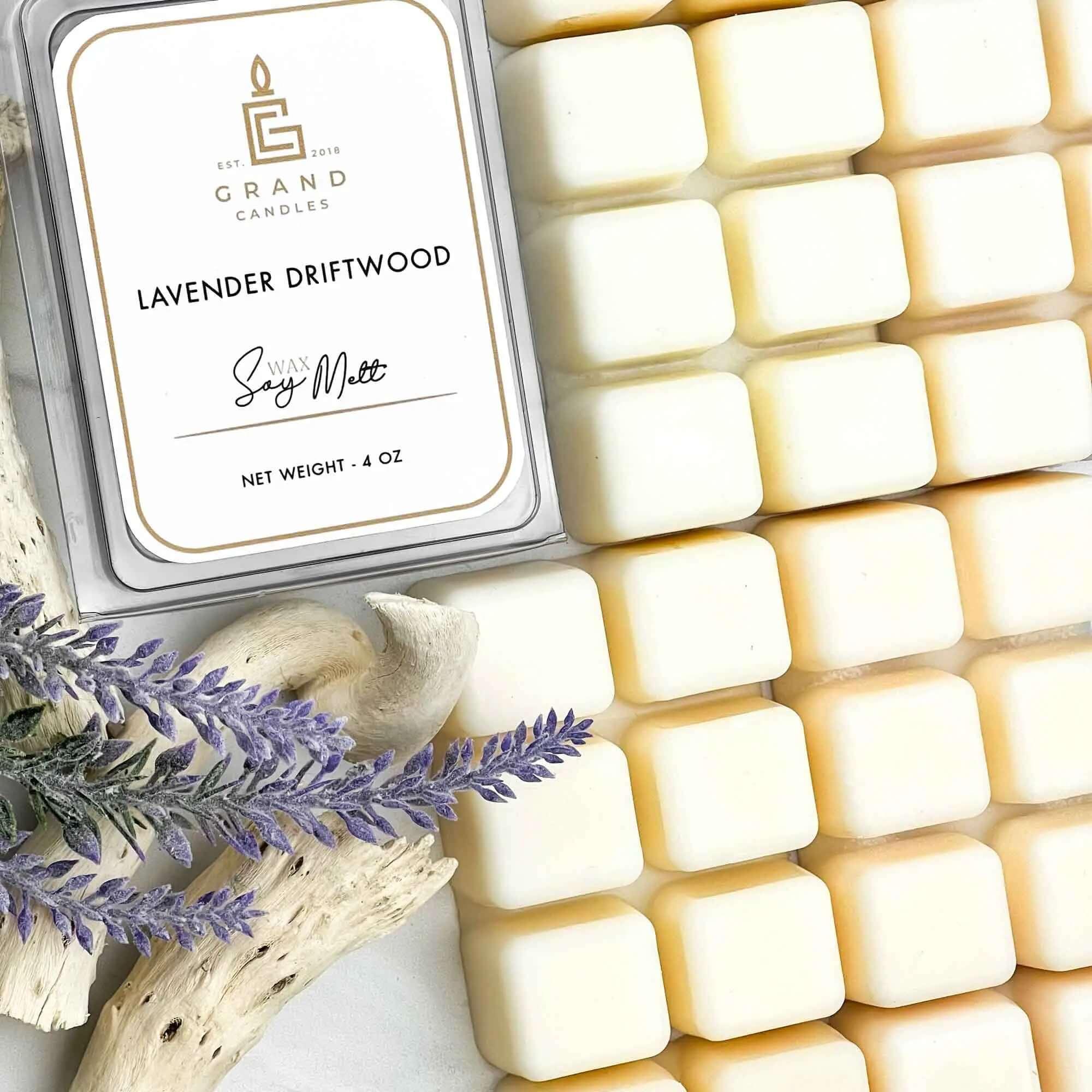 Lavender Driftwood Soy Wax Melt  - Grand Candles LLC   