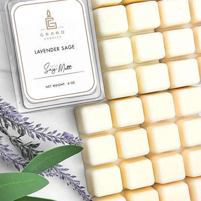Lavender Sage Soy Wax Melt Grand Candles LLC