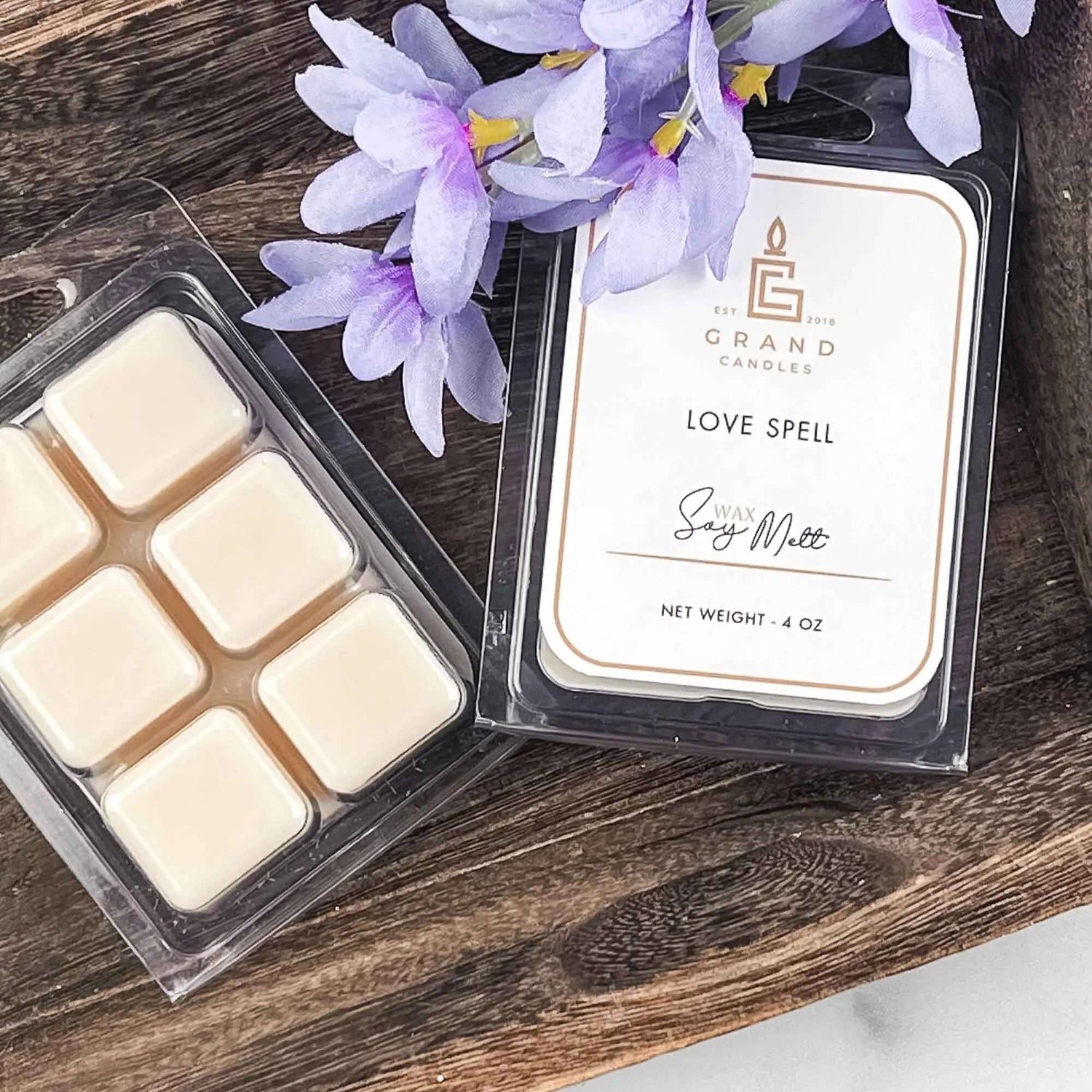 Lavender Wax Soy Melts  Floral Scented Wax Candle Melts