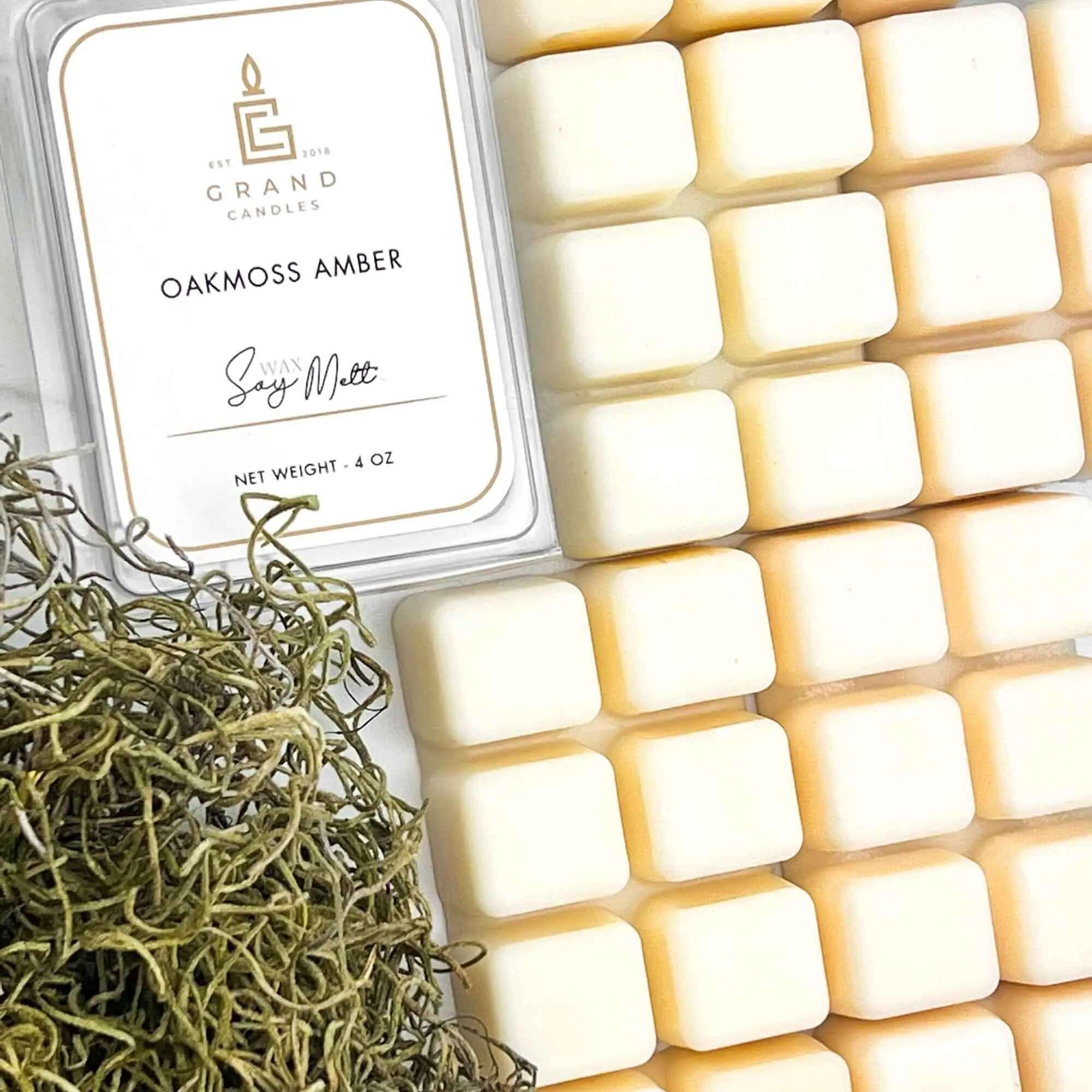 Oakmoss Amber Soy Wax Melt  - Grand Candles LLC   
