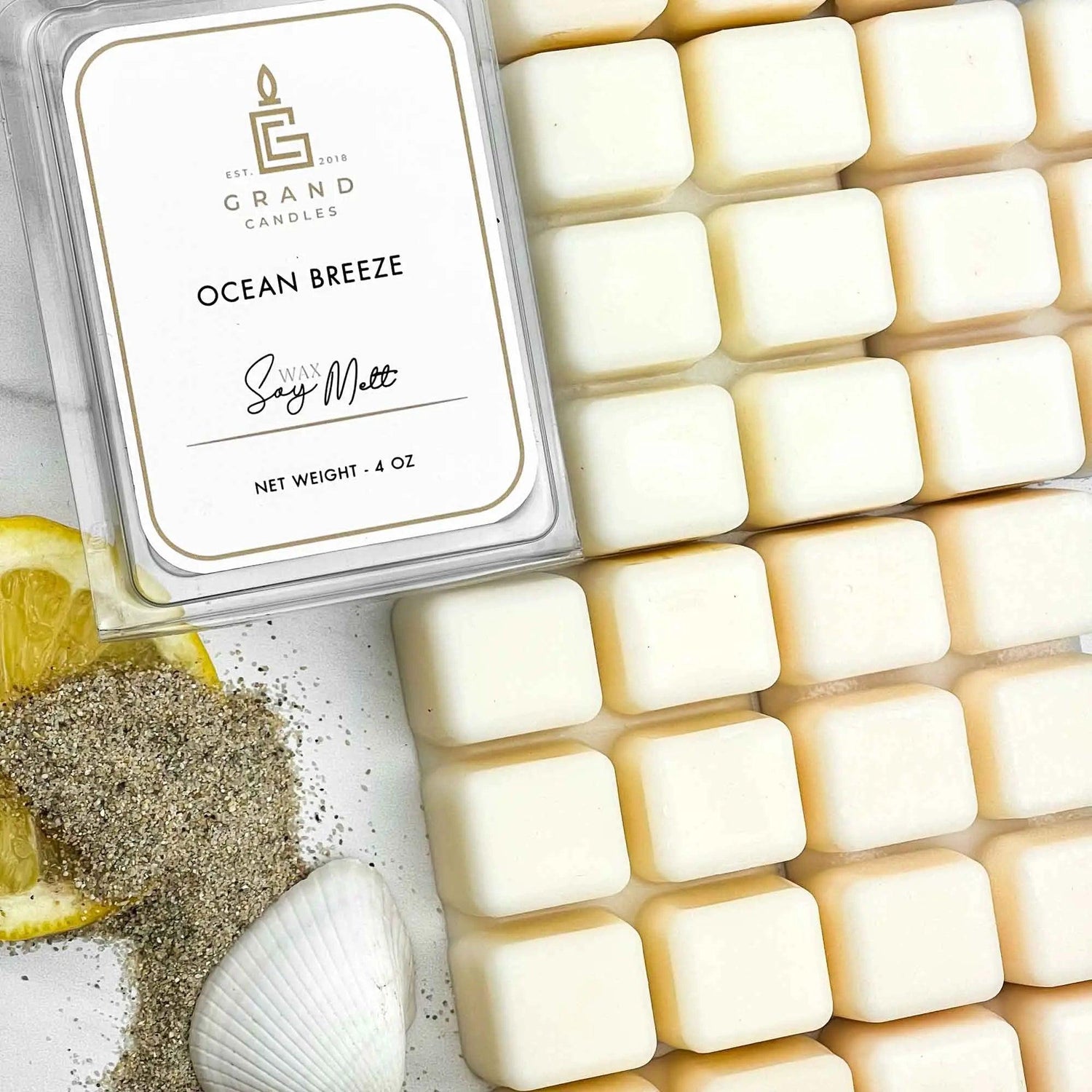 Ocean Breeze Soy Wax Melt Grand Candles LLC