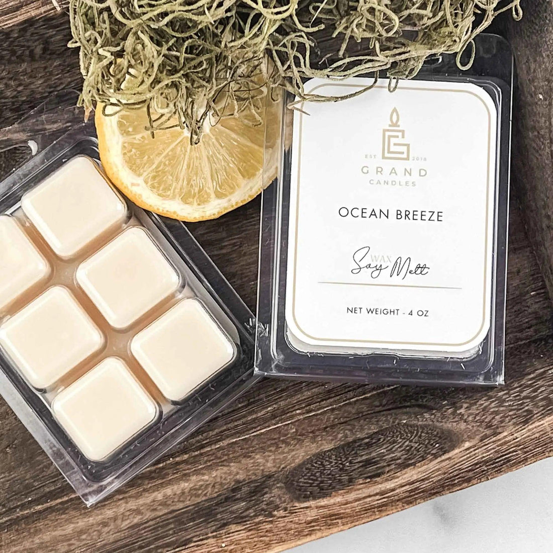 Ocean Breeze Soy Wax Melt Grand Candles LLC