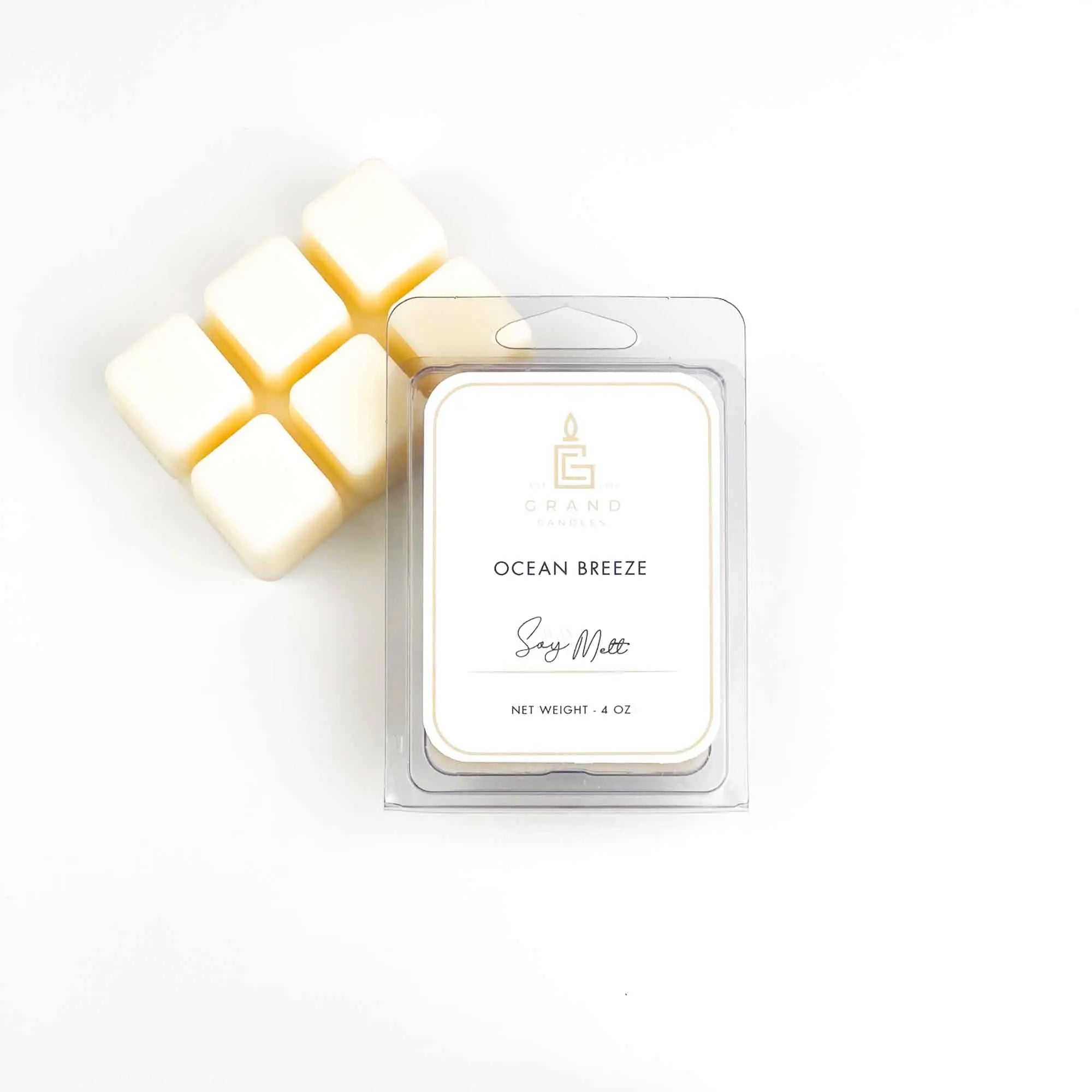 Ocean Breeze Soy Wax Melt  - Grand Candles LLC   