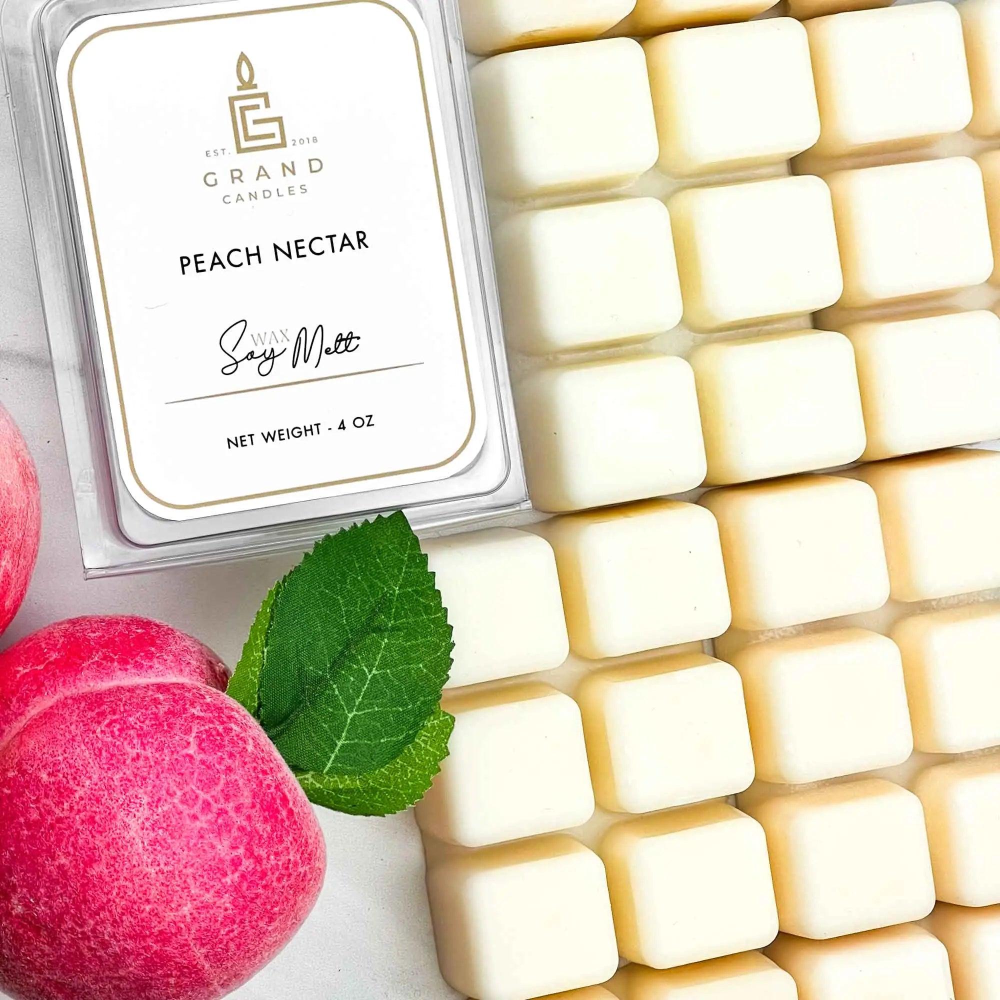Peach Nectar Soy Wax Melt  - Grand Candles LLC   