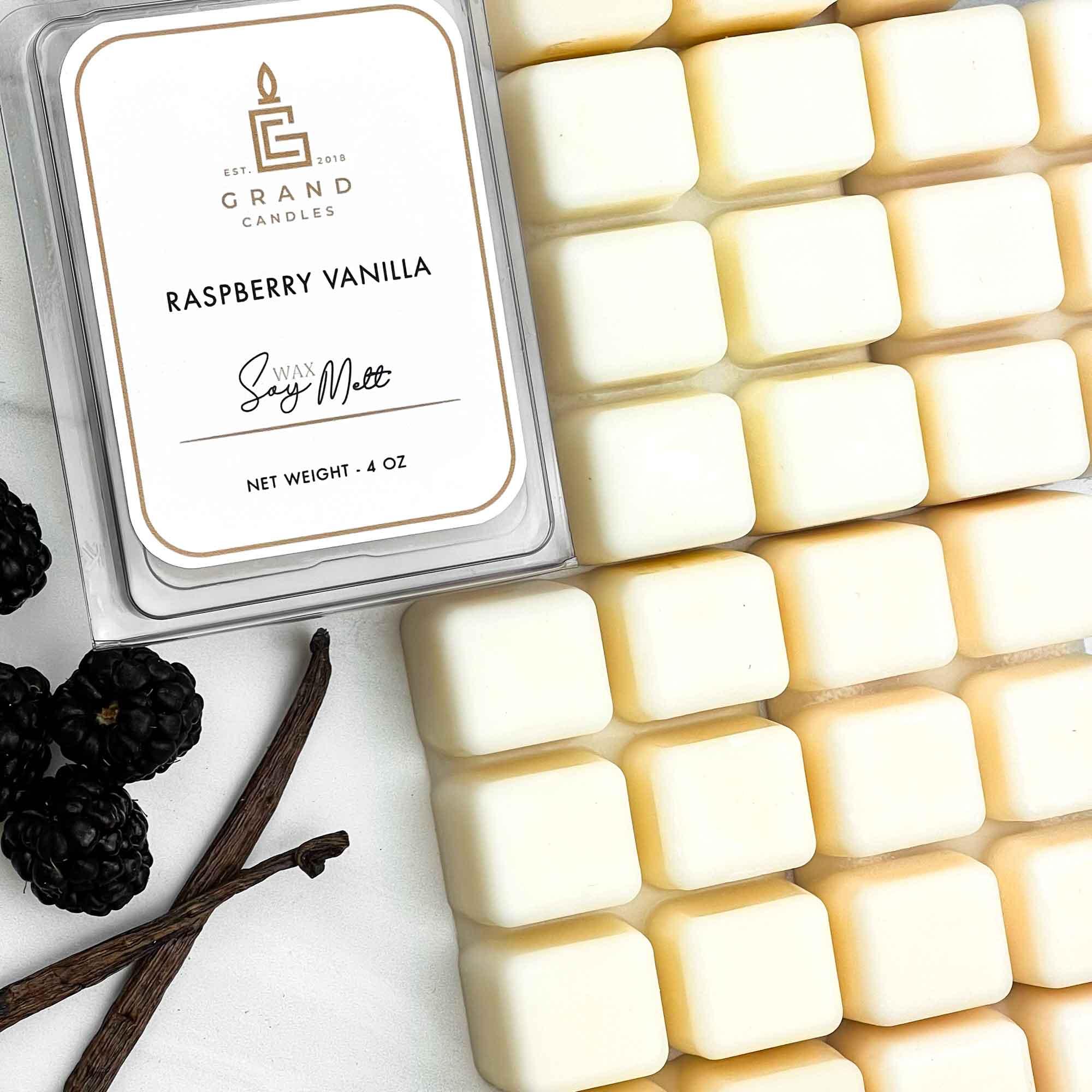 Raspberry Vanilla Soy Wax Melt  - Grand Candles LLC   