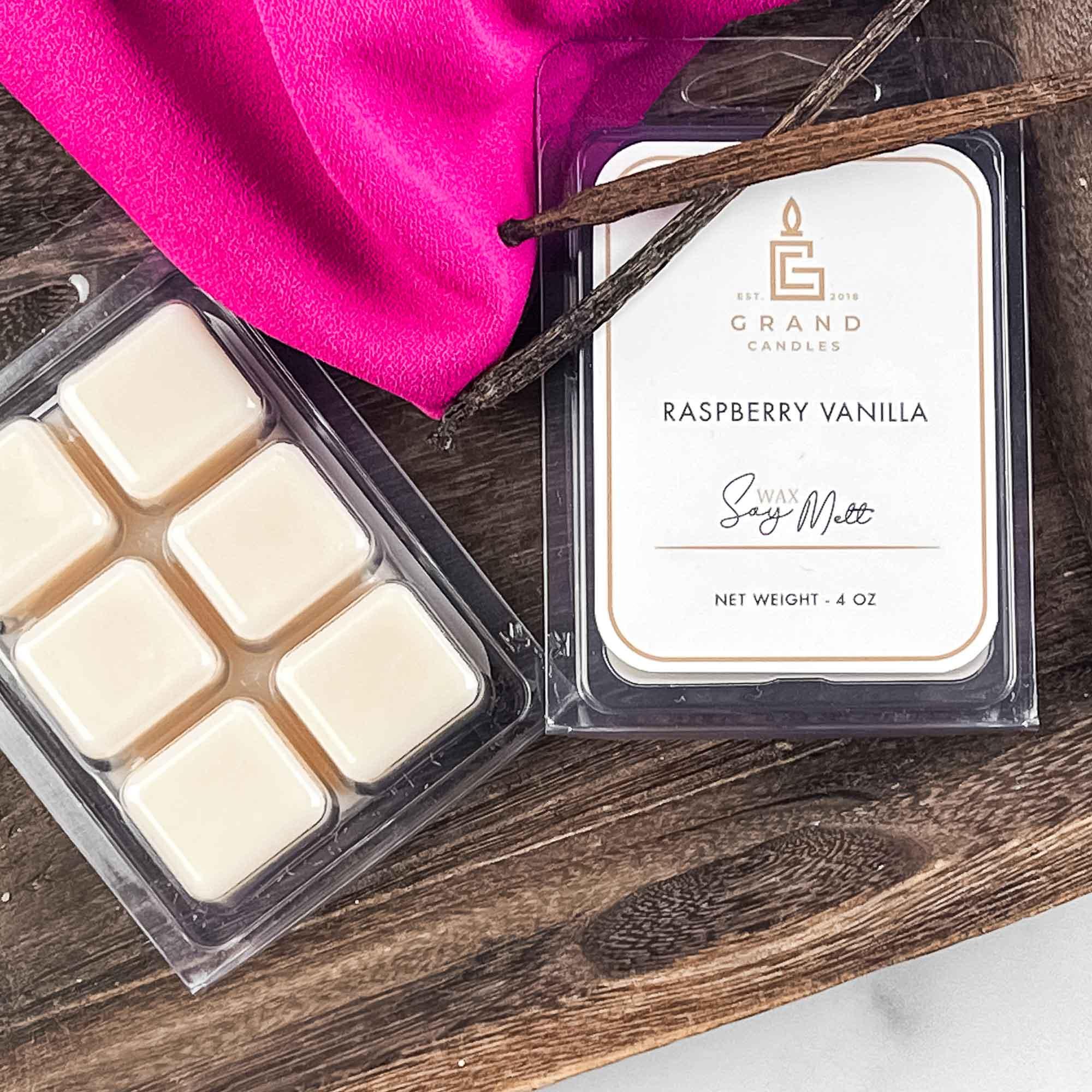 Raspberry Vanilla Soy Wax Melt  - Grand Candles LLC   