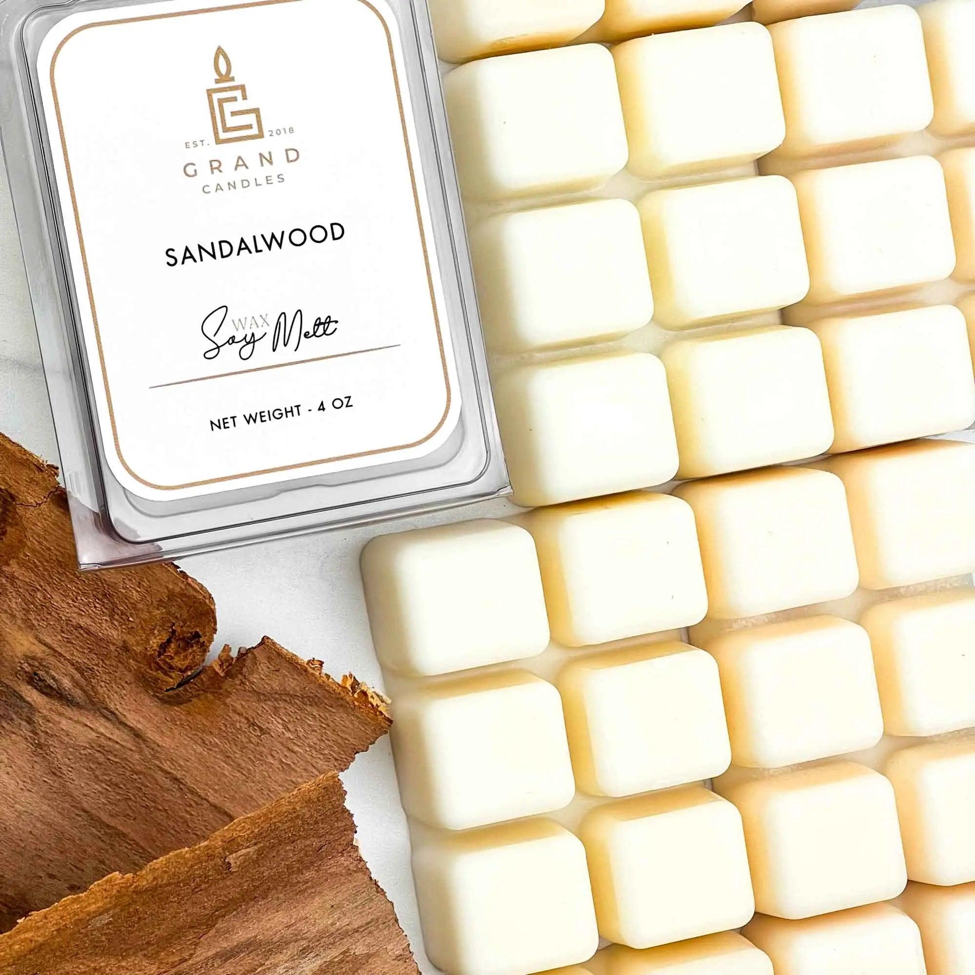 Sandalwood Soy Wax Melt  - Grand Candles LLC   