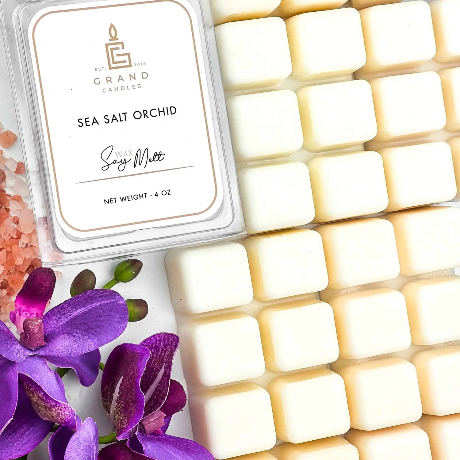 Sea Salt Orchid Wax Melt Grand Candles LLC