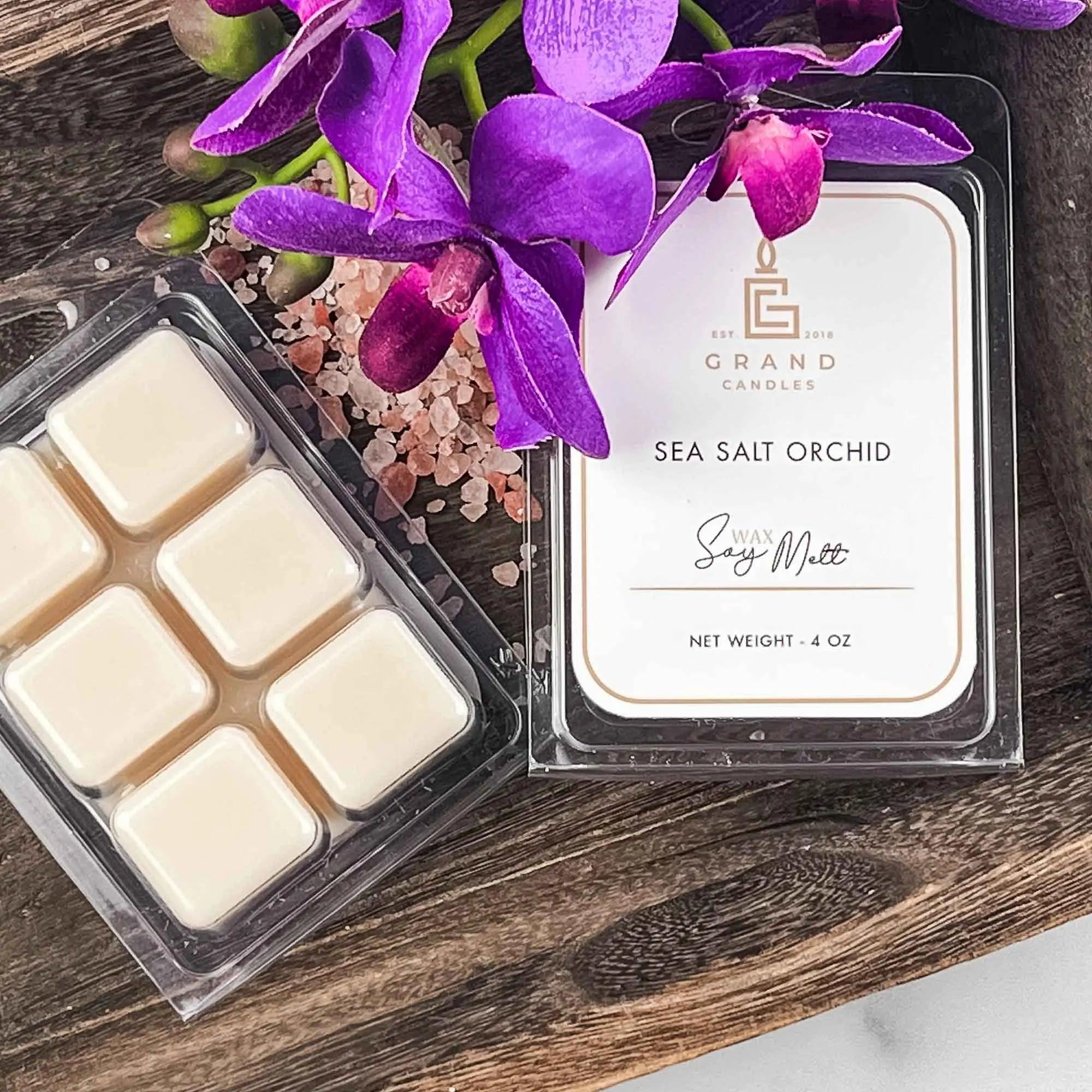 Sea Salt Orchid Wax Melt  - Grand Candles LLC   
