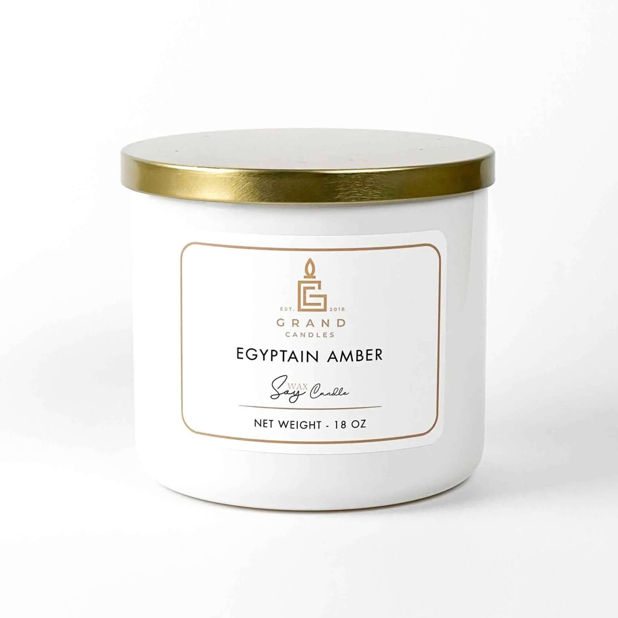 Egyptian Amber Candle  - Grand Candles LLC   