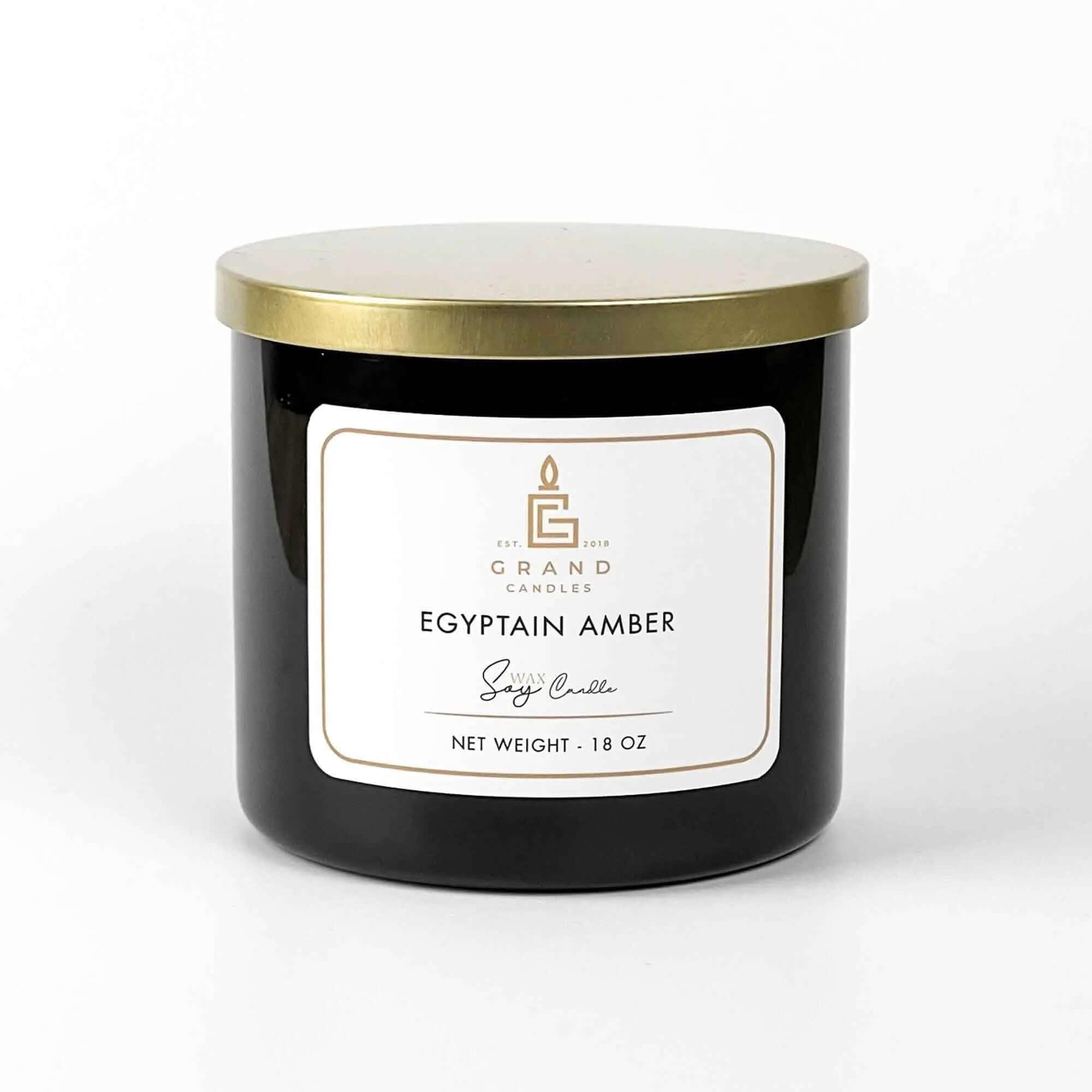 Egyptian Amber Candle  - Grand Candles LLC   