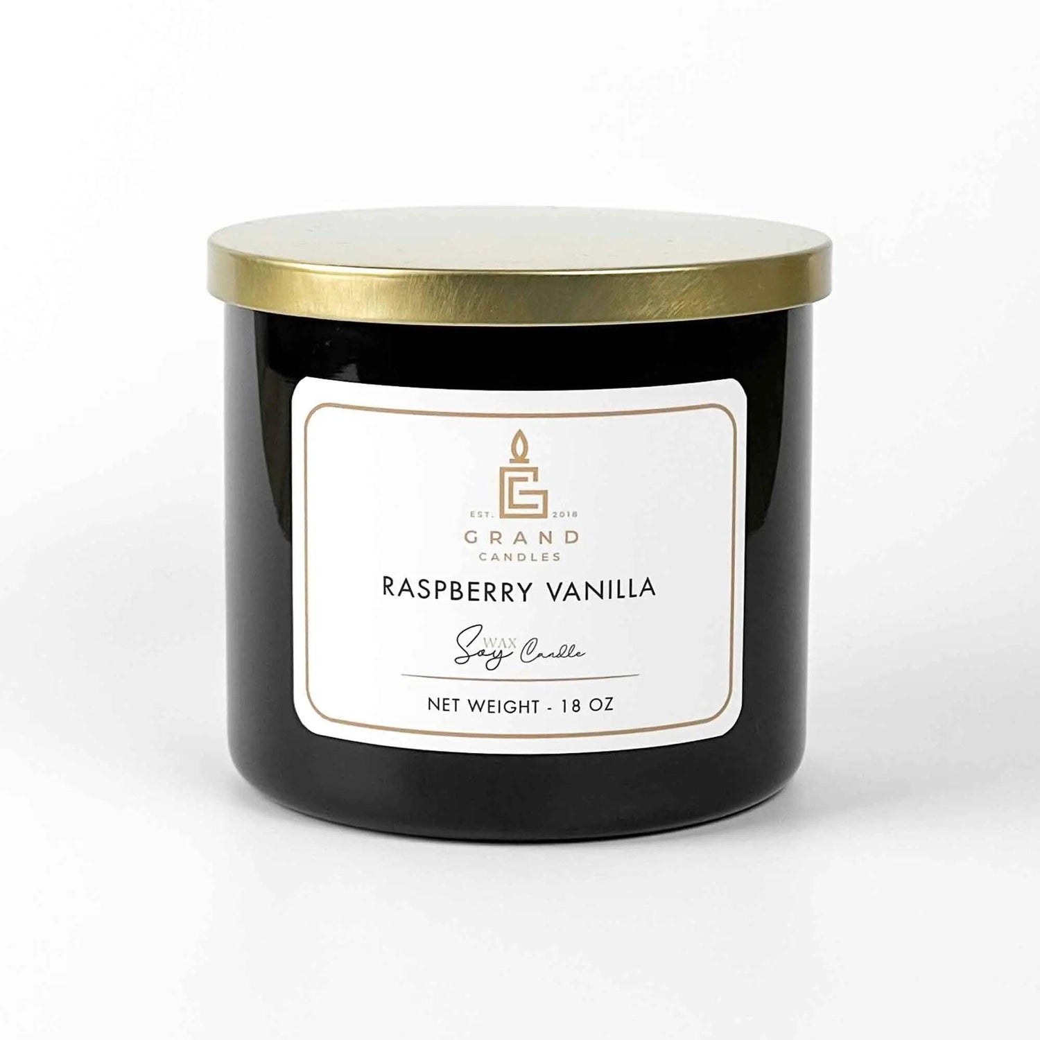 Scented Soy Wax Candle | Raspberry Vanilla Soy Candle | Relaxation and Ambiance