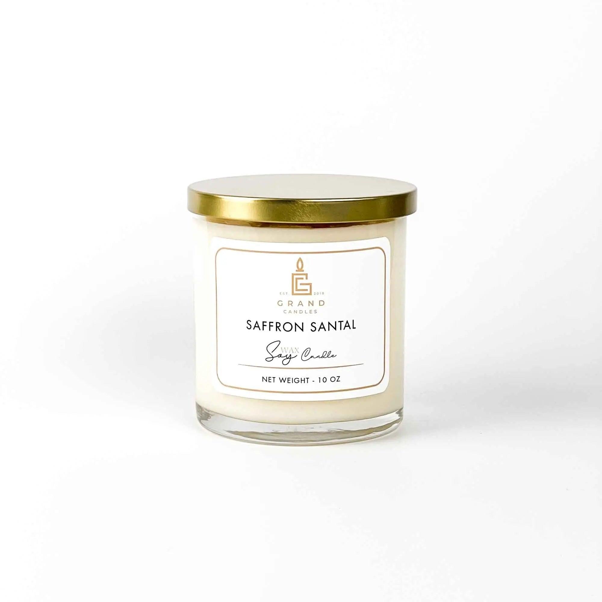 Saffron Santal Candle  - Grand Candles LLC   