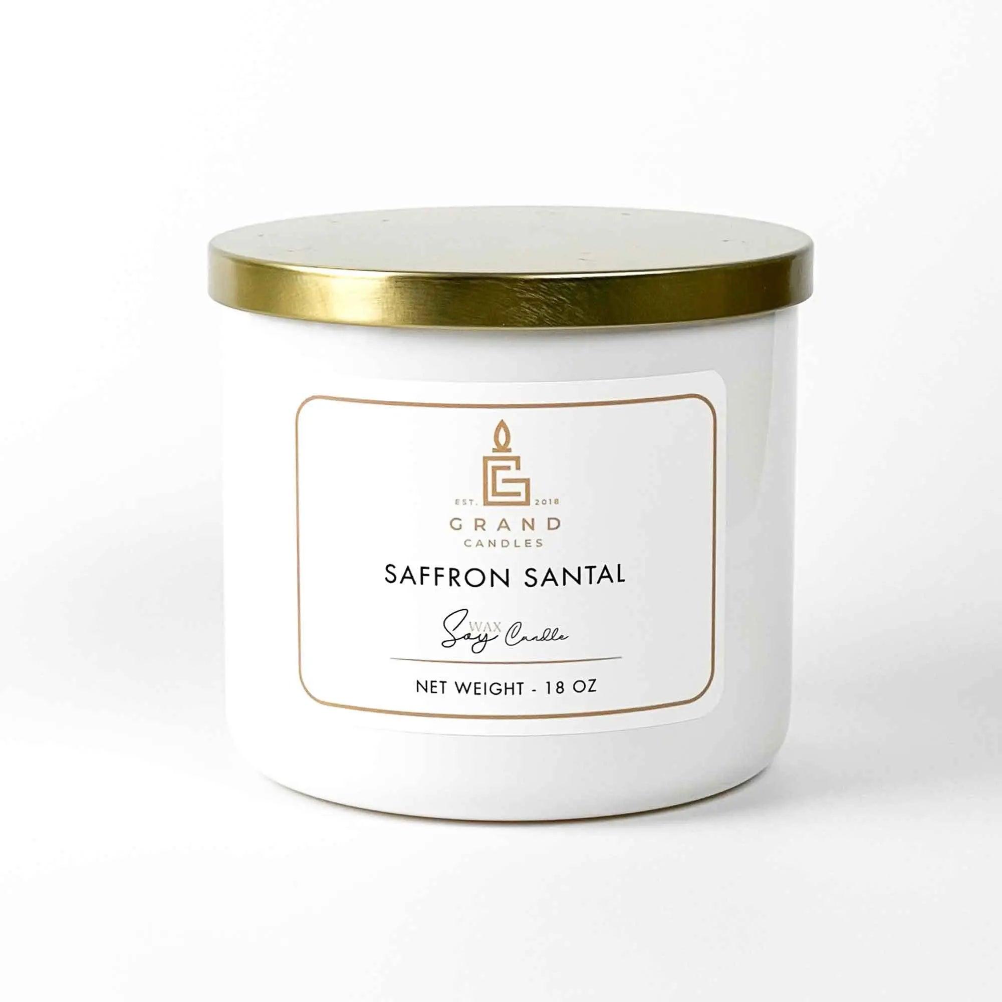 Saffron Santal Candle  - Grand Candles LLC   