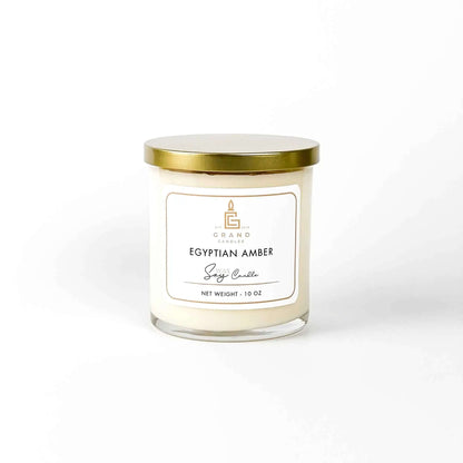 Egyptian Amber Scented Soy Candle | Handmade Scented Soy Wax Candle