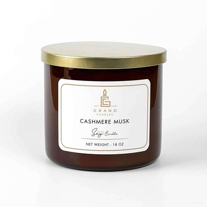 Scented Soy Candle | Cashmere Musk Soy Candle | Luxurious Home Scent